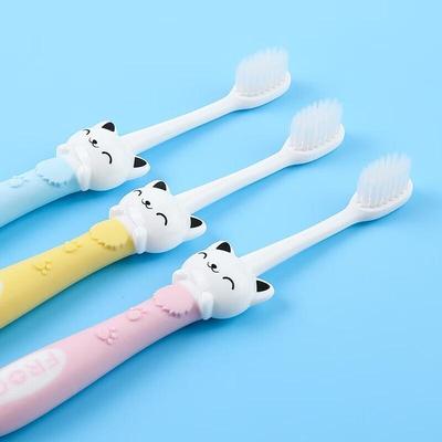 Qingwa 816 Miaomiao Katze Kinder Weiche Zahnbürste Set