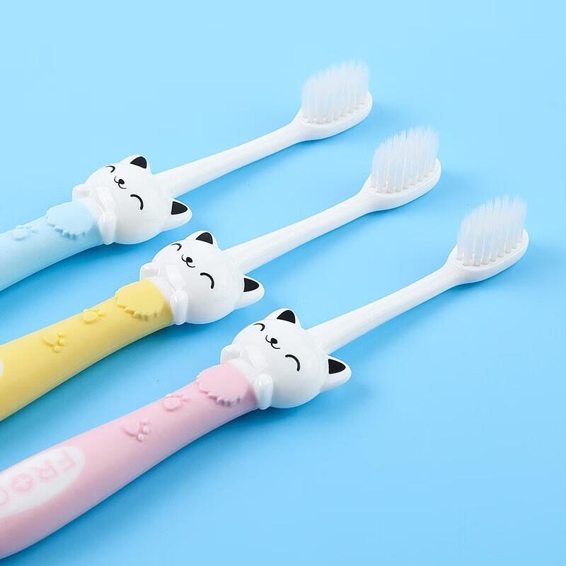 

Qingwa 816 Miaomiao Cat Kids Soft Toothbrush Set