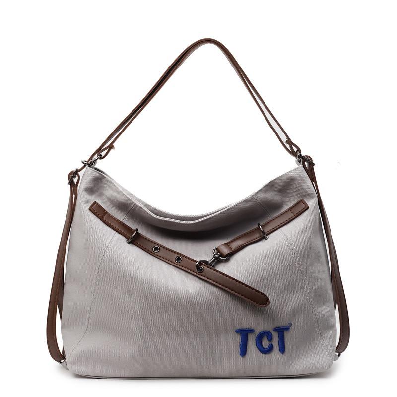 Simple large-capacity tote bag women's new casual and fashionable commuter solid color backpack