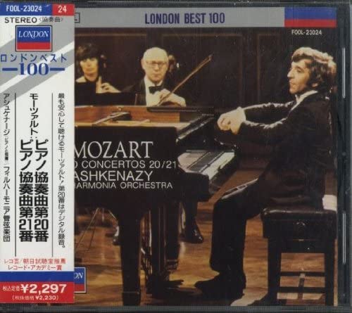 

CD VLADIMIR ASHKENAZY - Mozart Piano Concetro No.20 / 21 FOOL23024 Japan ObiClassical Used