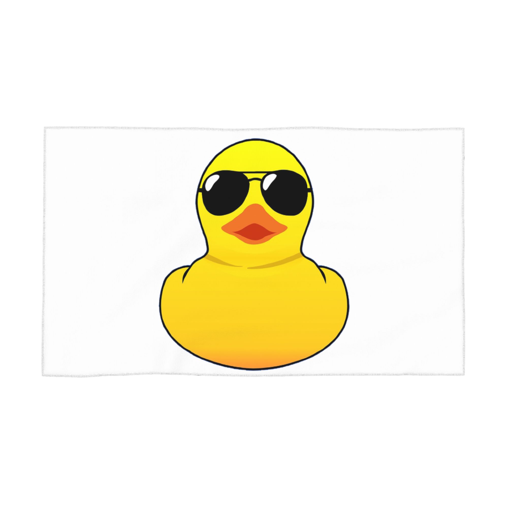

Cool Rubber Duck Soft Face Towel Quick Dry Pool Bath Cotton Towels Absorbent W30*H60(CM)