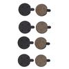 Pads For  , 4 Pairs Black High Quality Resin Electric Sc Pad For Mountain Bike   Rake Scooter Disc Semimetal Disc Brake