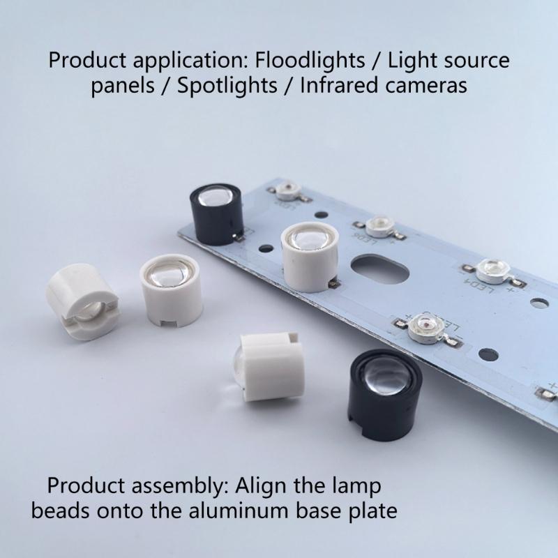 14.5mm LED Lens Reflector Collimator Professional Narrow Angles Lens for Floodlights and Wall Washers