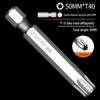 Lvlin S2 Single-ended Pozidriv Hex Wind Bit Screwdriver Head