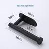 Vintage Style No-Punch Stainless Steel Toilet Paper Holder and Storage Rack.