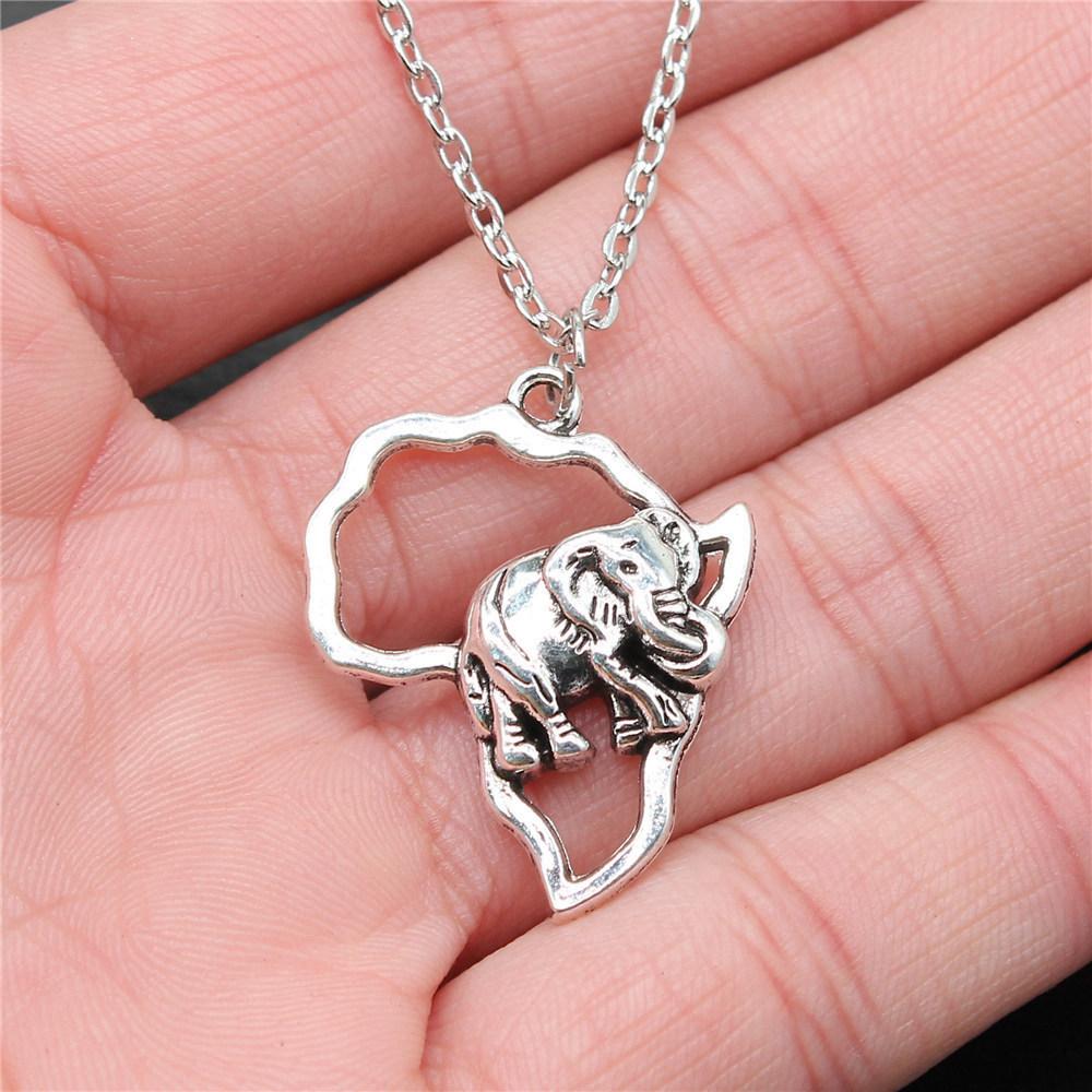 Halskette am Hals 43cm Kette Waldtiere Hochzeitsschmuck Zubehör QN031