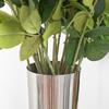 Elegant Stainless Steel Flower Vase Corrosion Resistant Home Accent Polished Metal Vase Minimalist Vase Design