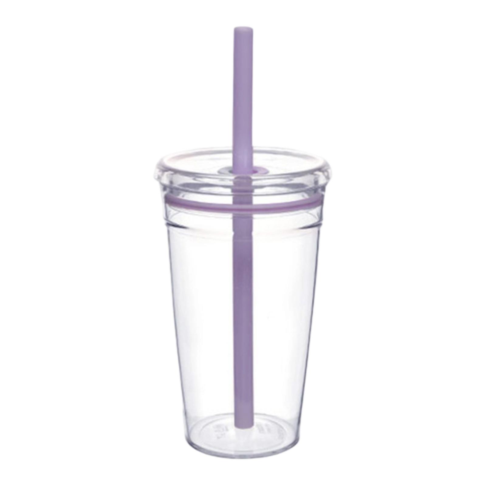 

Straw Cup – Macaron Tone Portable Drinking Cup For Daily Use One Size
