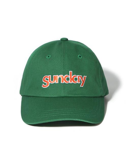SUNDAY HOBBY CLUB Sunday Vintage Logo Curve Cap - Vintage Green