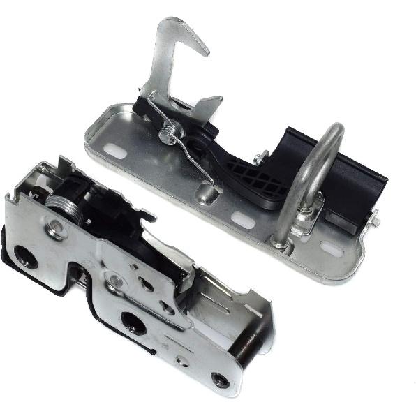 Upper & Lower Front Engine Hood Lid Latch Lock Set For VW Jetta Rabbit Golf MK5