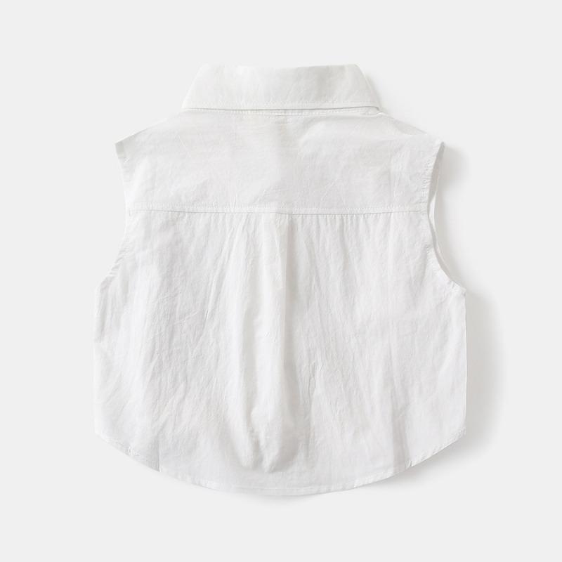 Baby Boy Sleeveless Shirt Summer Thin Korean Style Cool Vest for Toddler Kids Boys Casual Tops T Shirt