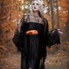 2025 New Women Halloween Shawl Spider Web Black Lace Mesh Bat Halloween Home Party Decoration Cloak for Halloween Cosplay