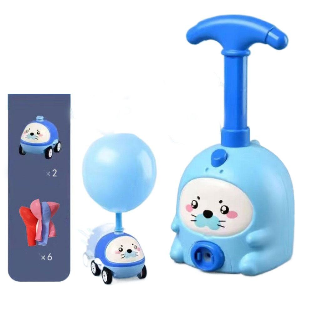 Air Propulsion System Balloon Launcher Toy Car Tower Design Balloon Powered Car Toy  Kid's Birthday