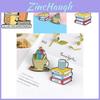Creative Unique Alloy Book Brooch With Beautiful Enamel Finish For Stylish Accents