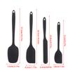 4Pcs/Set Non Stick Heat-Resistant Silicone Spatula Set Kitchen Utensils With Cream Scraper For Cooking Mixing Baking Tools