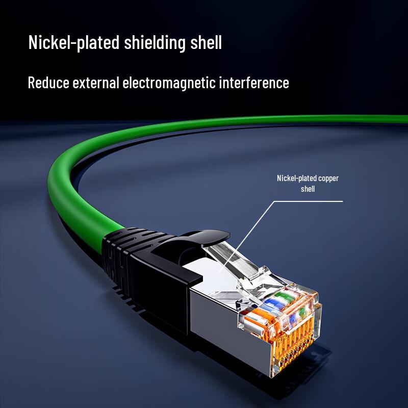 Cat6A Industrial High-Flex Double-Shielded Ethernet Patch Cable