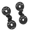 100pcs Shade Cloth Plastic Clips Round Fixing Clips for Greenhouse Outdoor Garden Anti Bird Netting Agricultural Sunshade