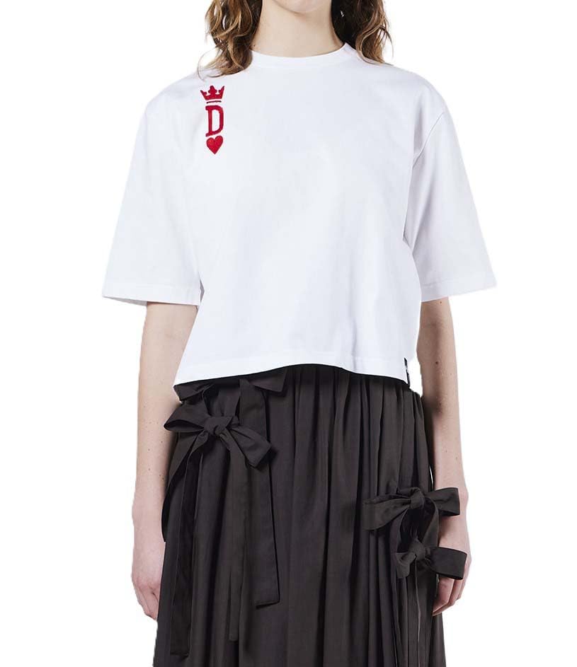 

Double Standard Clothing Chain Stitch Women s T-Shirt, 0208-021-253