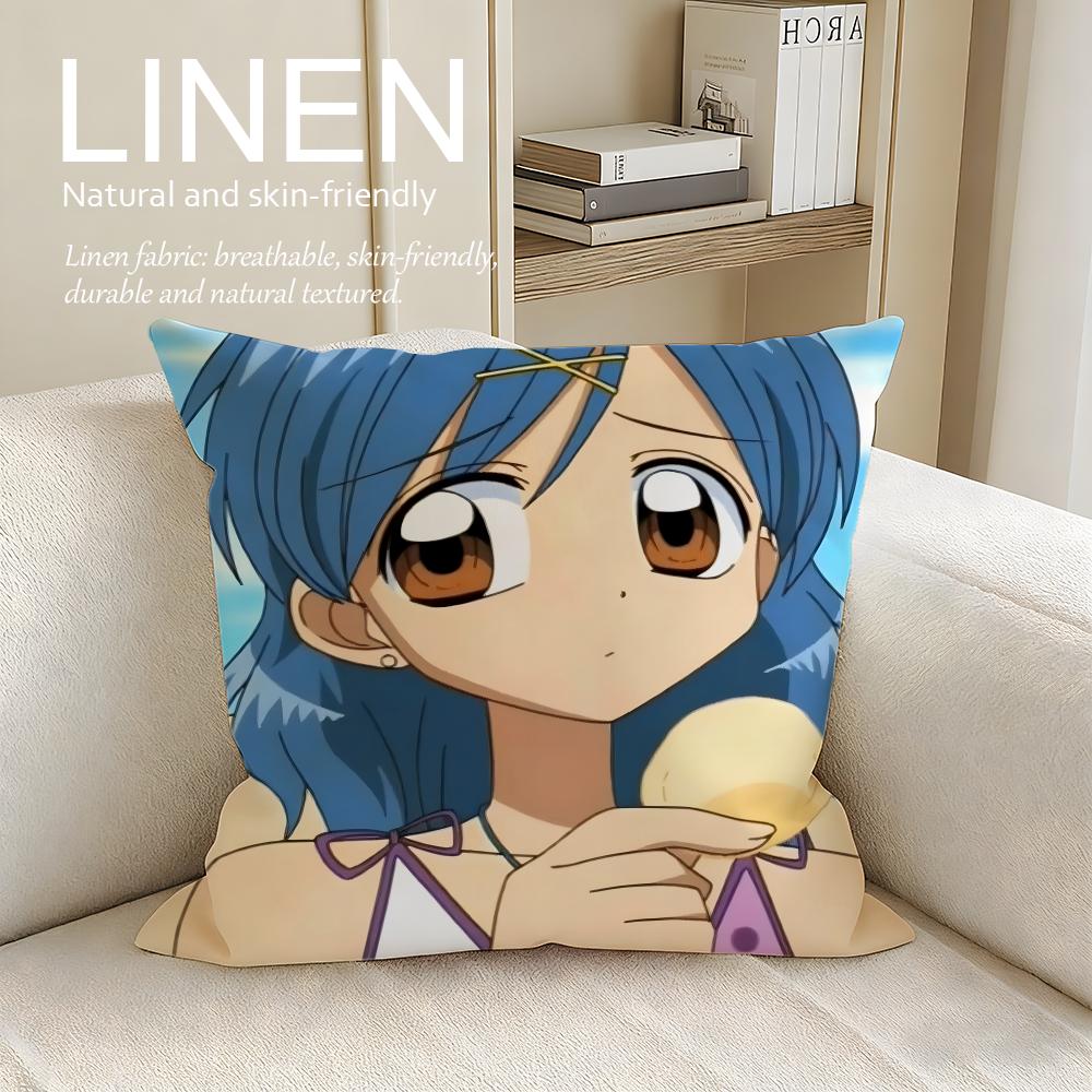 Anime Mermaid Melody Pichi Pichi Pitch Cushion Cover Pillowcase Set Pcs X X Breathable Washable Sofa Cushion Cover