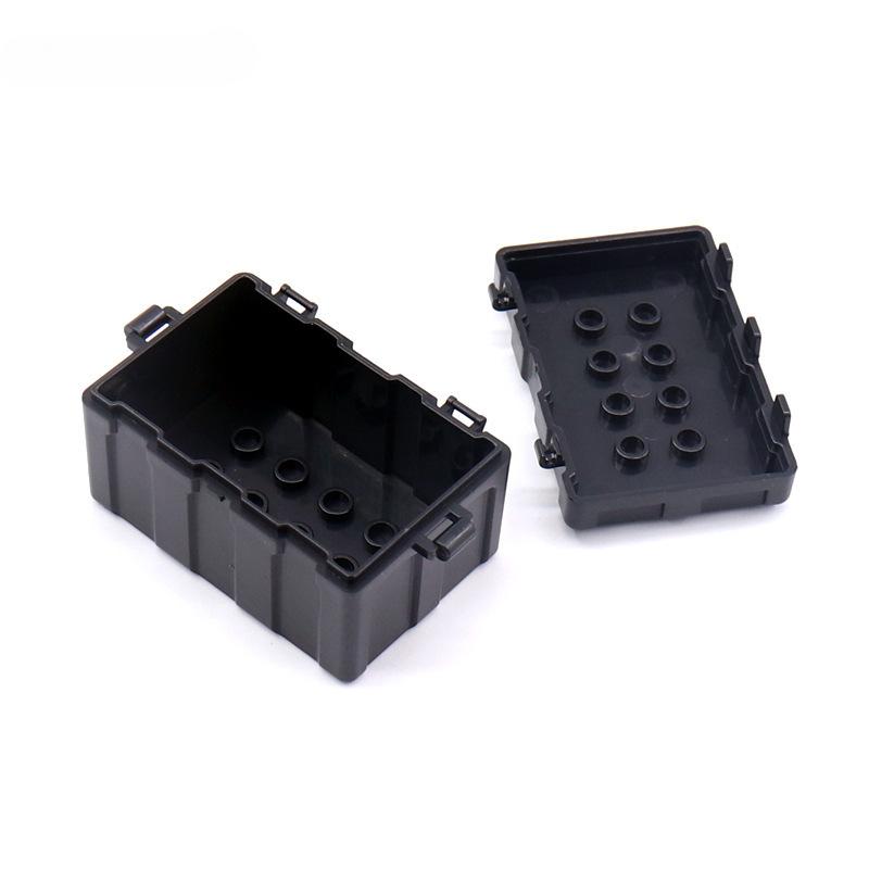 Military Accessories Can Be Put Dolls Assembled Clamshell Weapon Box Six-Color Optional Parts Toy Building Block