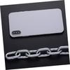 LIOOBO Heavy Duty Chain Padlock Bike Lock Bicycle Lock Security Lock Chain Lock Silver