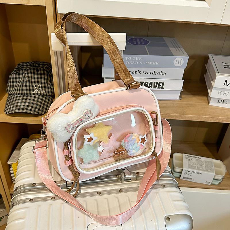 Japanese new small fresh two-dimensional casual cute college style doll pain bag multi-functional messenger bag