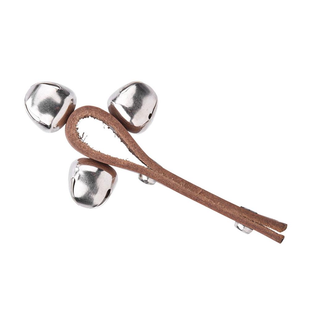 3 Bells Jingle Handbell Shaker Bell Ring Kids Musical Educational Toys Percussion Instruments