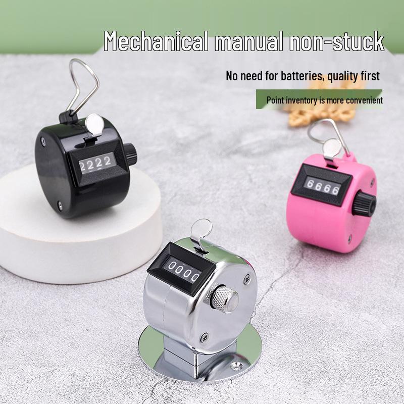 Colorful Metal Handheld Mechanical Tally Counter