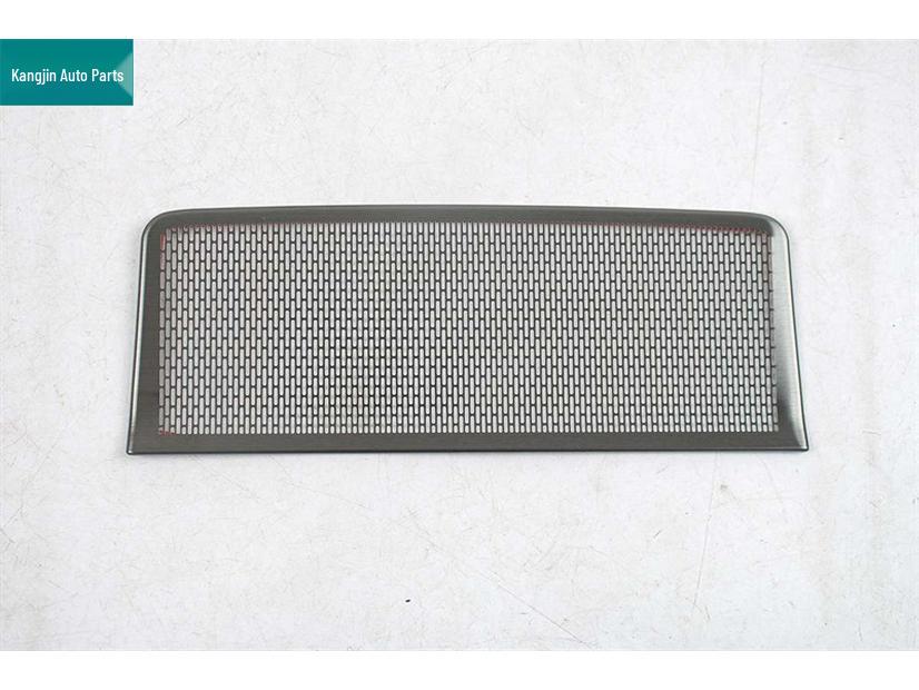 Compatible with Porsche Panamera: Black Titanium Stainless Steel Interior Speaker Grille