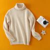 Premium Children's Cashmere Sweater: Boys' Half-Neck & Girls' Base Layer Wool Jumper