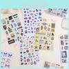 Sticker Book With Cute Cartoon Prints For Student Journals And Diy Decor