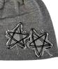 SK8ER ROCK Doodle Beanie ((Gray))