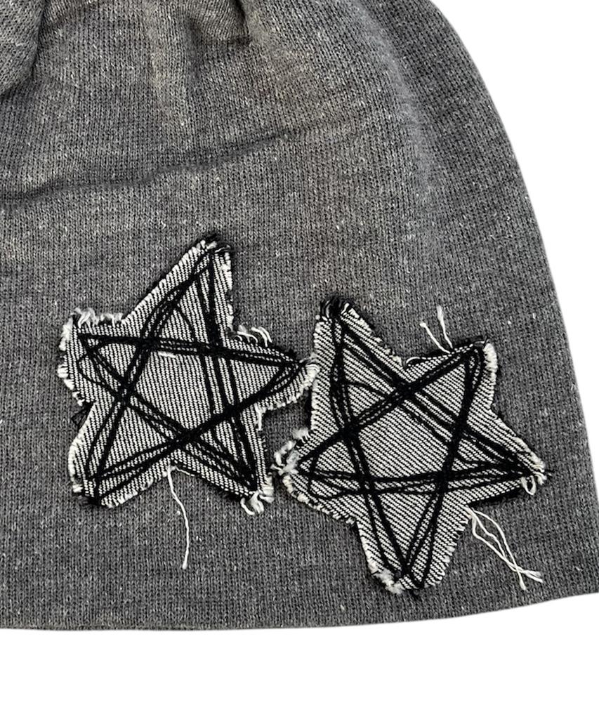 SK8ER ROCK Doodle Beanie ((Gray))