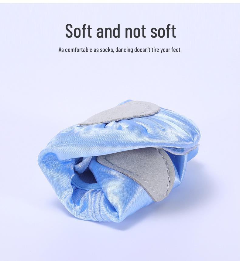 Blaue Katzenpfote Ballett-Tanzschuhe für kleine Mädchen - Stil 8119