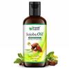 Óleo de Jojoba 100% Puro Dravida Organics para Cuidados com Cabelo e Pele | Óleo Hidratante Natural Prensado a Frio para Pele Seca, Crescimento do Cabelo e Cuidados com o Rosto | Não-St