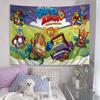 Cute Cartoon Super Zings DIY Wall Tapestry Hanging Tarot Hippie Wall Rugs Dorm INS Home Decor