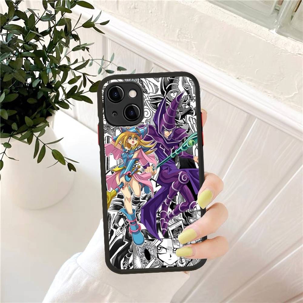 Amine Yu Gi Oh Classic Matte Transparent Phone Cover For IPhone Case 16 15 14 13 12 11 Pro Max X XS Max Plus