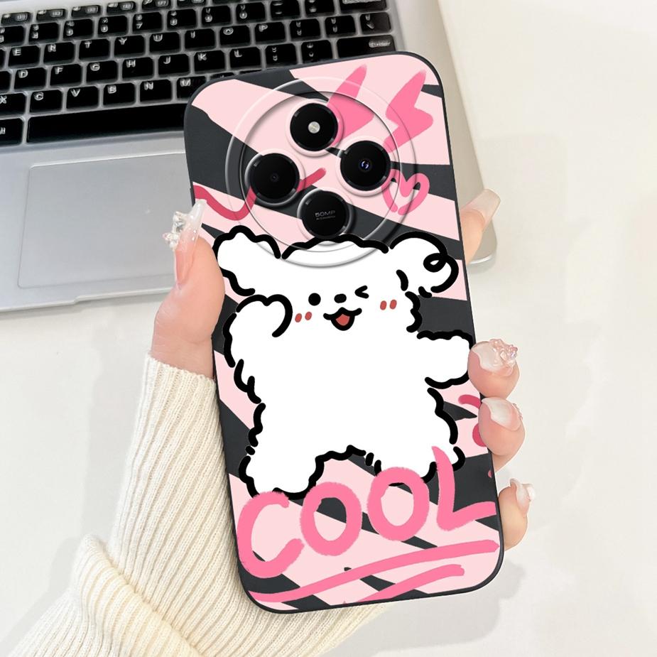 For Xiaomi Poco C75 Case Redmi 14C Cute Dog Panda Cartoon Cover Soft Silicone Phone Case For Xiaomi Redmi 14C PocoC75 C 75 Shell