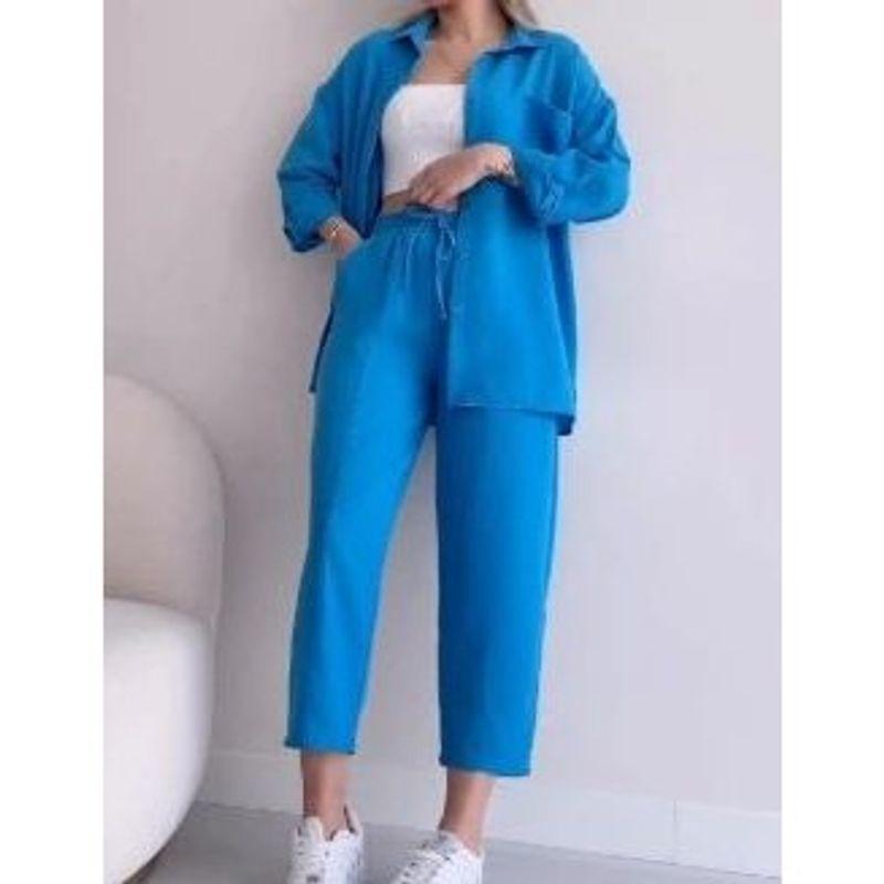 

Свободная рубашка с длинным рукавом, комплект большого размера, свободная рубашка с длинным рукавом, костюм большого размера, женский AD M