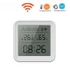 Portable WiFi Temperature Humidity Sensor Hygrometer Thermometer Smart Home Smart Life App Support Alexa Google Assistant Digital Display for Home