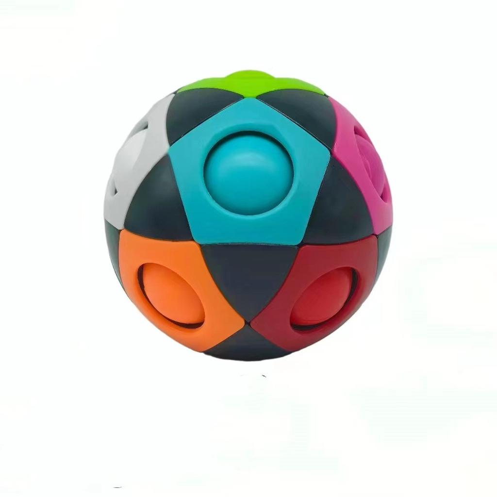 Rainbow Ball Puzzles Antistress Cube Football Magic Cube Educational Learning Toys for Children Adult Kids Stress Reliever Toys
