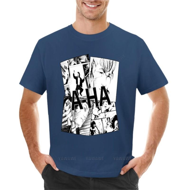 tshirt black Unisex cotton tops AHA TShirt kawaii clothes anime clothes tees Unisex graphic t shirts brand tshirt summer top tees