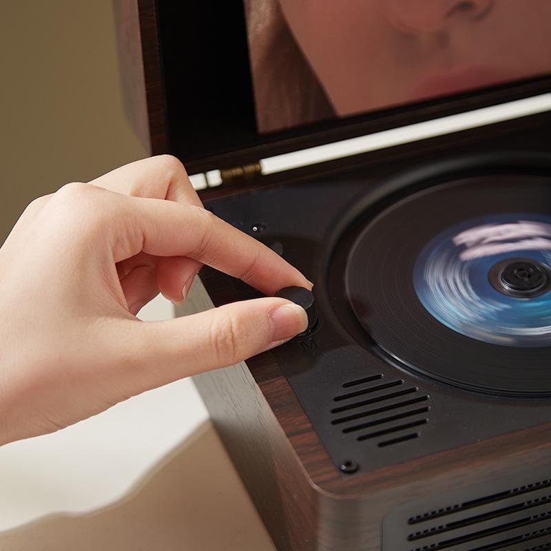 Retro Bluetooth All-in-One CD Player and Speaker - Perfect Birthday Gift
