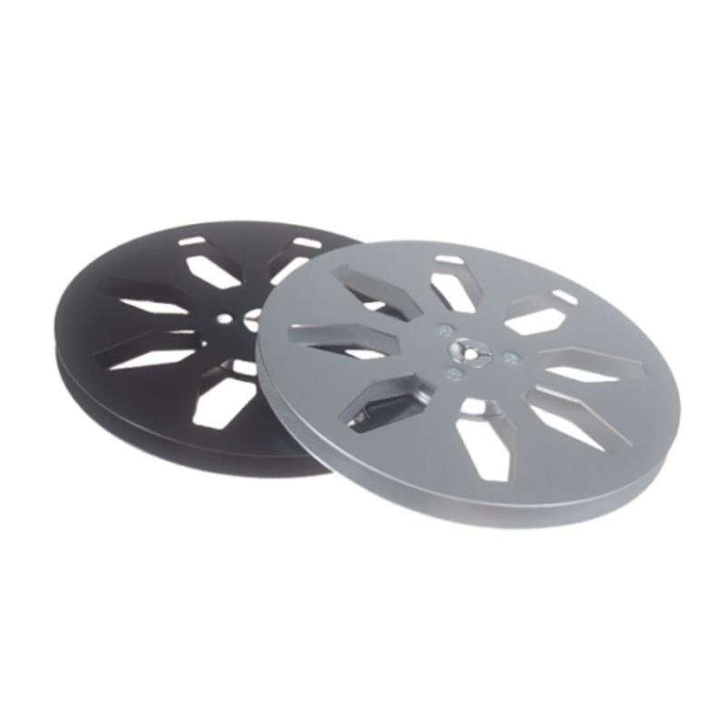 1/4 7 Inch Empty Tape Reel Aluminum Alloy 8 Hole Universal Opening Machine Part Sound Tape Empty Reel 1/4 7 Inch