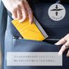 MALTA Fragment Case, Inner Card Case, Slim Mini Wallet for Women, Cowhide Leather, Large Capacity, Slim Coin Purse, Smart Wallet, YellowGray