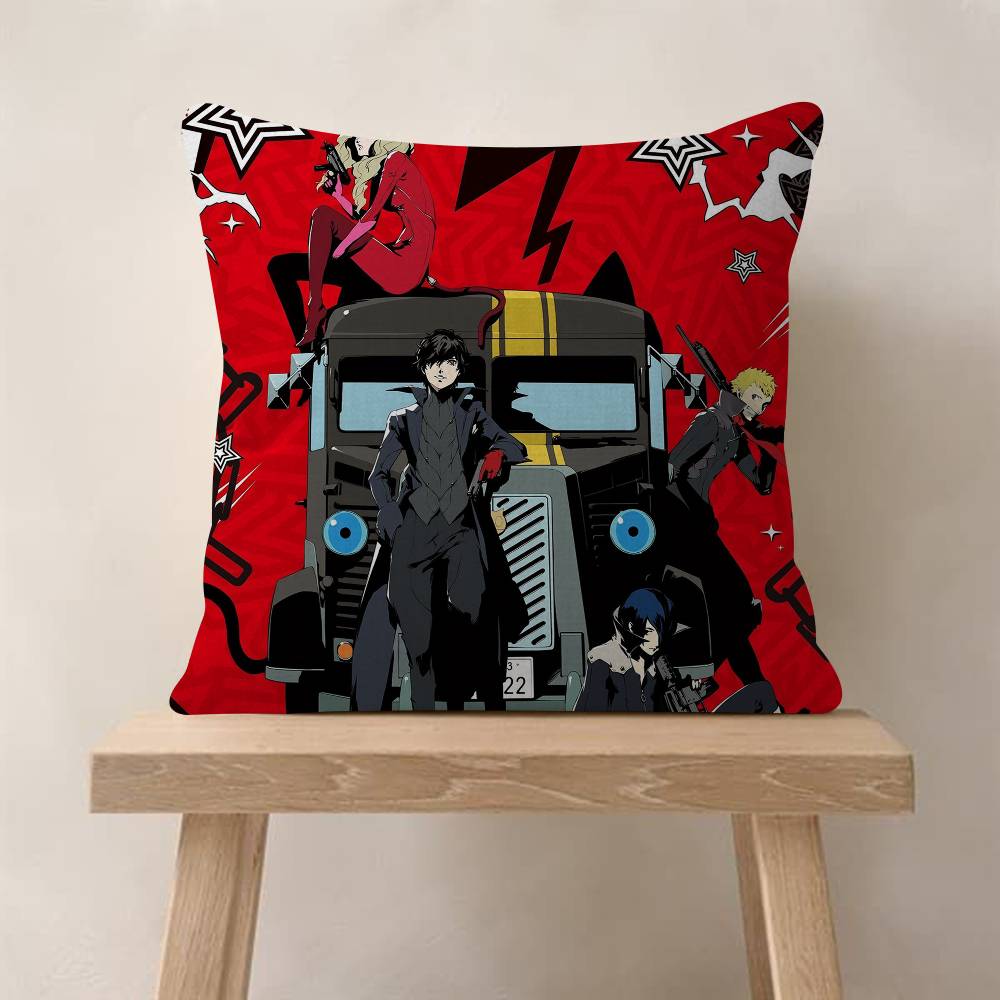 Game PPersonas 5 Personalized Pillow Dust Cover Bedroom Kids Party Decoration Pillowcase Birthday Children Gift