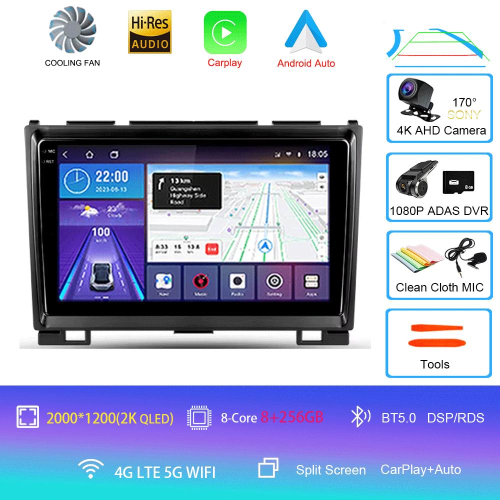 Car Radio Android 14 Carplay For Great Wall Haval Hover H5 H3 2011 - 2016 Navigation Multimedia Player Stereo WiFi+4G video BT