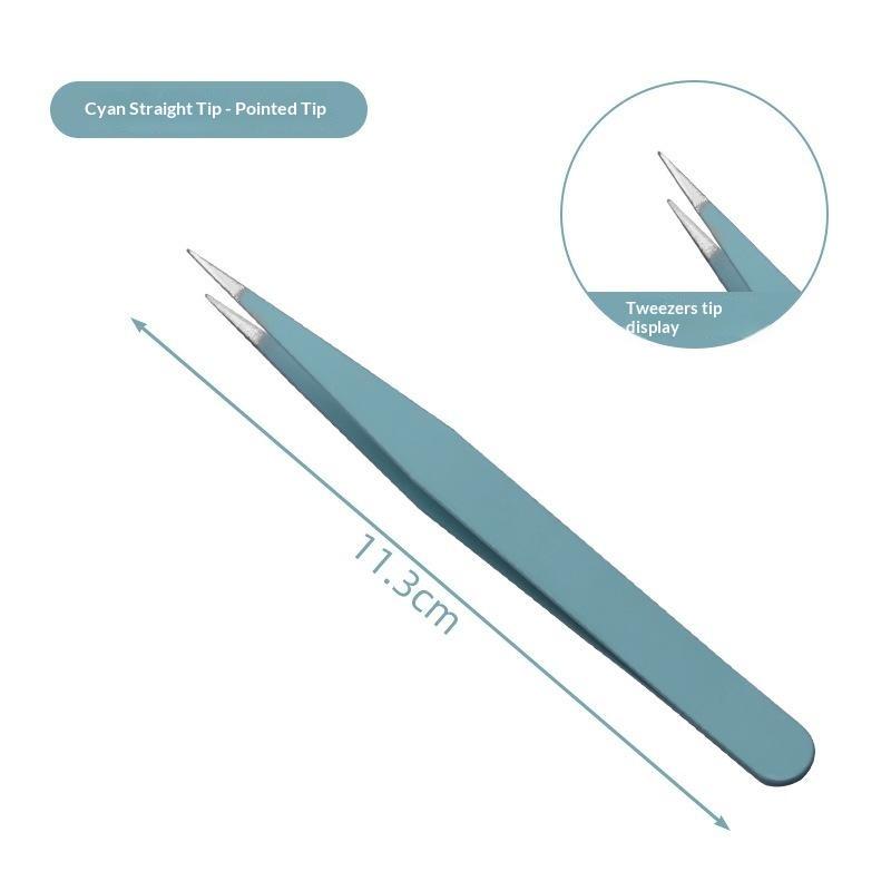 Macaron Color Precision Craft Tweezers With Soft Grip And Firm Clamp For Journaling Scrapbooking Diy Projects