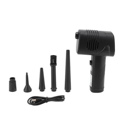 Kleiner Druckluft-Staubwedel, 3 Geschwindigkeiten, maximal 38.000 U/min, tragbarer kabelloser Jet-Ventilator für Computer