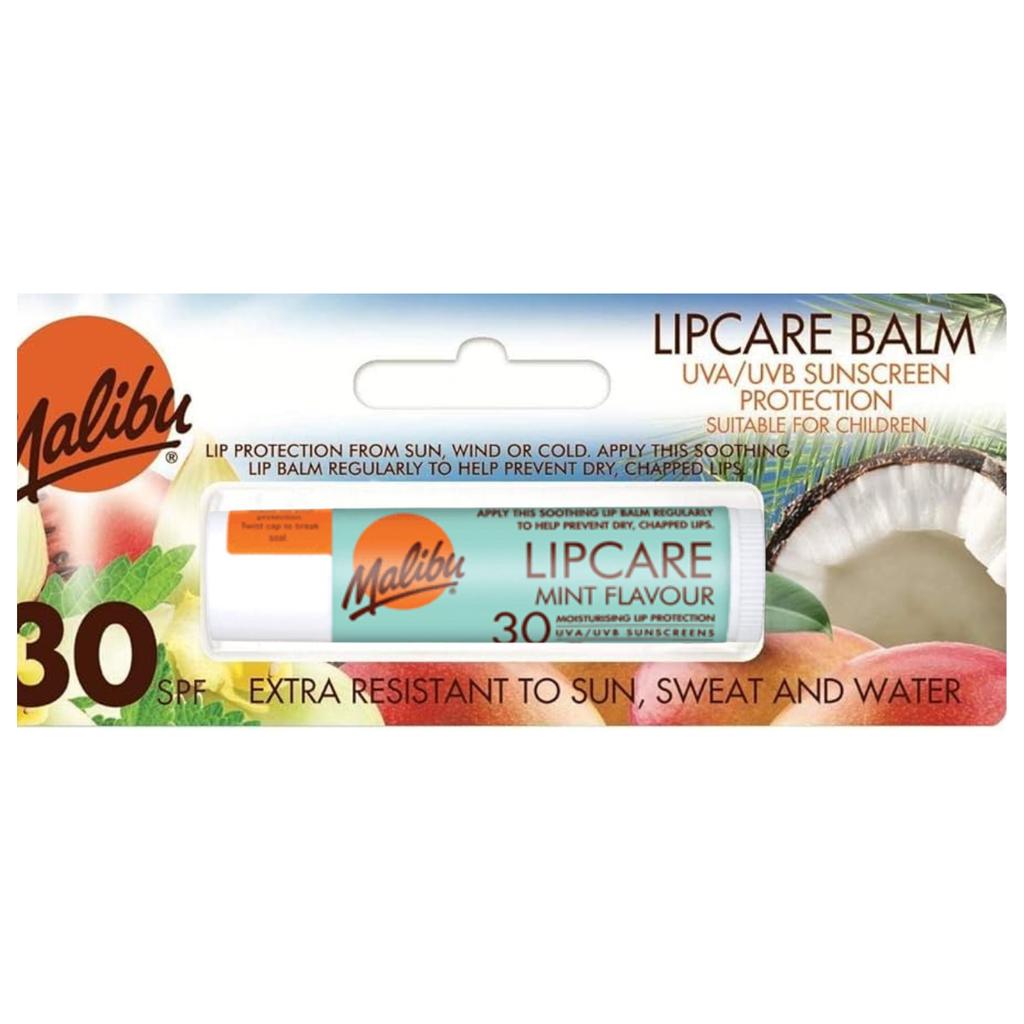 Malibu Sztyft do ust z filtrem SPF30 Miętowa pomadka